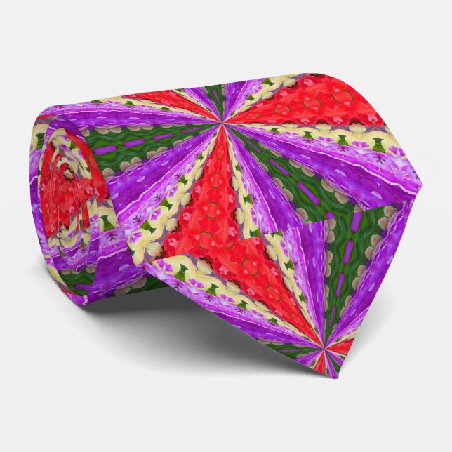 Cravate Lacey Kaleidoscope (Roulé)