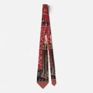 Cravate Lady et Unicorn Moyen Tapestry Touch