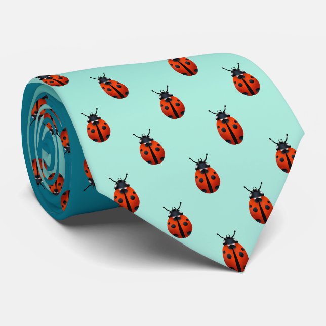 Cravate Ladybugs (Roulé)