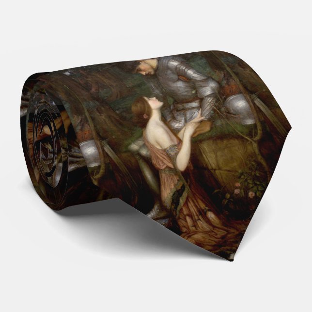 Cravate Lamia Peinture de J.W. Waterhouse (Roulé)