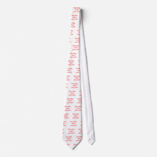Cravate l'amour de geek de maths prennent la ligne