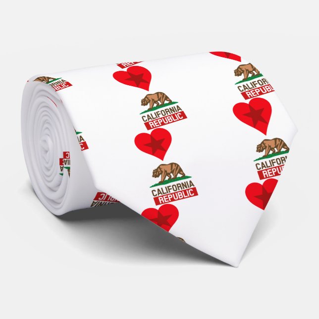 Cravate L'amour de la Californie (Roulé)