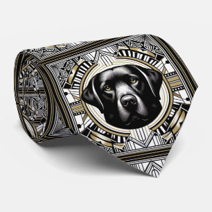 Cravate L'amoureux des chiens joueur Papa chien Labrador