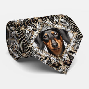 Cravate L'amoureux joueur de chiens   Tie pour papa de dac