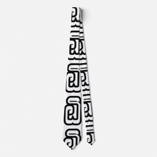 Cravate Lao / Laos Numéro Six / 6 / ໖ (Ho/Hok) Laotien