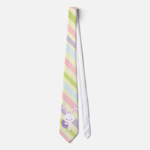 Cravate Lapin de Pâques de bande dessinée avec la cravat