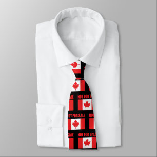 Cravate Le Canada n'est pas à vendre