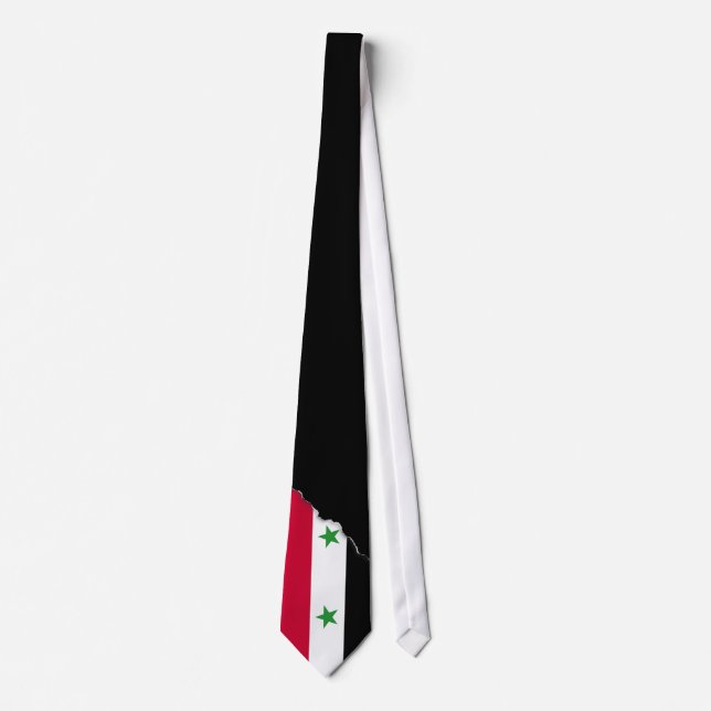 Cravate Le drapeau syrien (Devant)