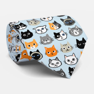 Cravate Le Motif des visages de chat Cool Kitty Cat Lover
