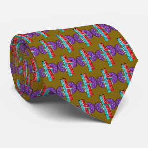Cravate Le néphrologiste Artsy Lll Kidney Brown