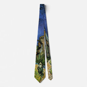 Cravate L'église d'Auvers par Vincent van Gogh