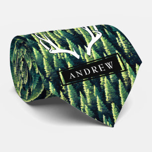 Cravate Les arbres forestiers