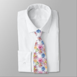 Cravate Les Cravate-Feux d'artifice patriotiques des