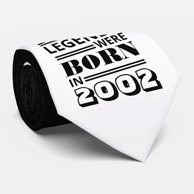 Cravate Les Légendes Sont Nées (Roulé)