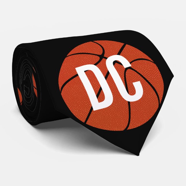 Cravate Lettres ou numéro de l'école de basket-ball person (Roulé)