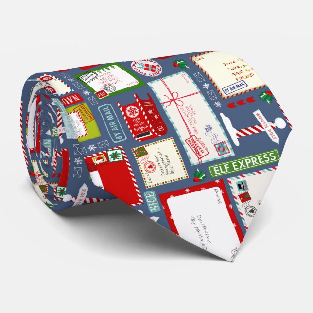 Cravate Lettres pour enfants à Père Noël Noël (Roulé)
