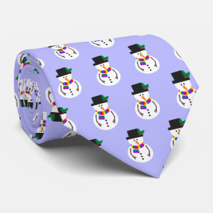 Cravate LGBT+ Pride Snowman Tie
