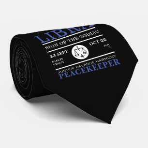 Cravate Libra Sign of the Zodiac, astrologie