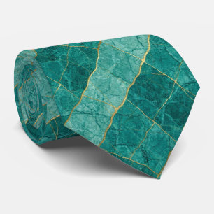 Cravate Lien en pierre de luxe Marbre turquoise, sarcell