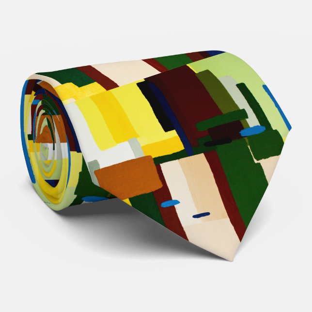 Cravate Liens Abstraits (Roulé)