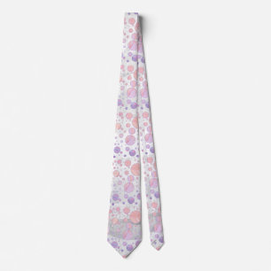 Cravate Light Pink Polka Dot Pattern