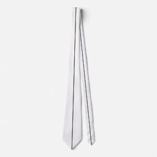 Cravate Ligne verticale noire mince 3