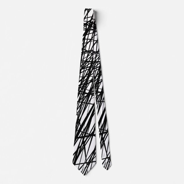 Cravate Lignes Abstraites - 02 (Devant)
