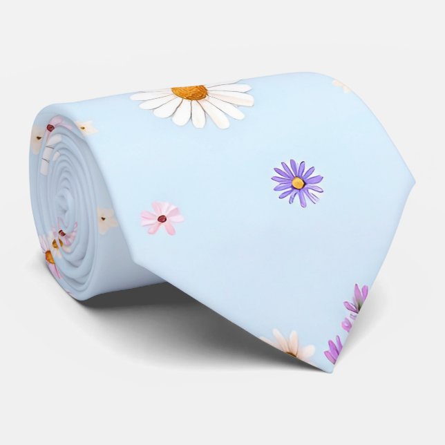 Cravate Lilac Bloomlets  (Roulé)