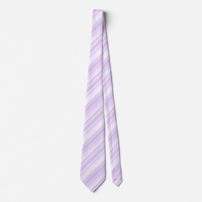 Cravate Lilac rayures (Devant)