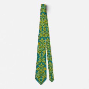 Cravate Lime Damask