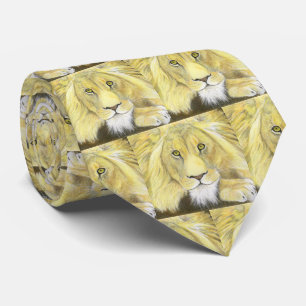 Cravate Lion africain