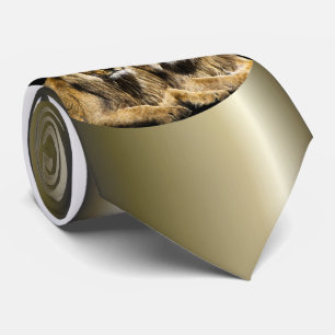 Cravate Lions prédateurs dangereux