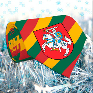 Cravate Lituanie Cravates, mode Lituanie Drapeau