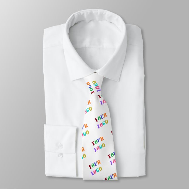 Cravate Logo de l'entreprise personnalisée ou photo Cravat (Attaché)