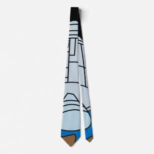 Cravate Logo de patchs de mission Apollo 1
