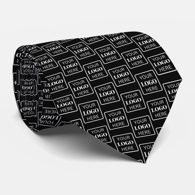 Cravate Logo d'entreprise uniforme de marque employé (Roulé)