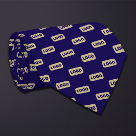 Cravate Logo rectangulaire large couleur personnalisée
