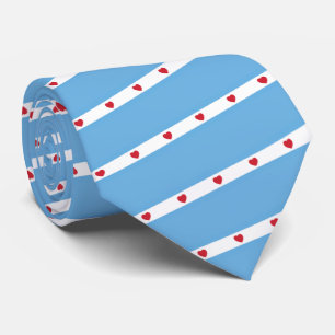 Cravate Love de Chicago Neck Tie Small Angle Stripe