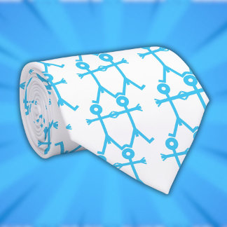 Cravate Love Men Icon Art Bleu