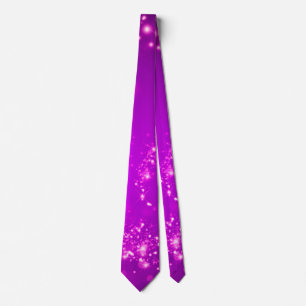 Cravate Lumières scintillantes violet + vos idées