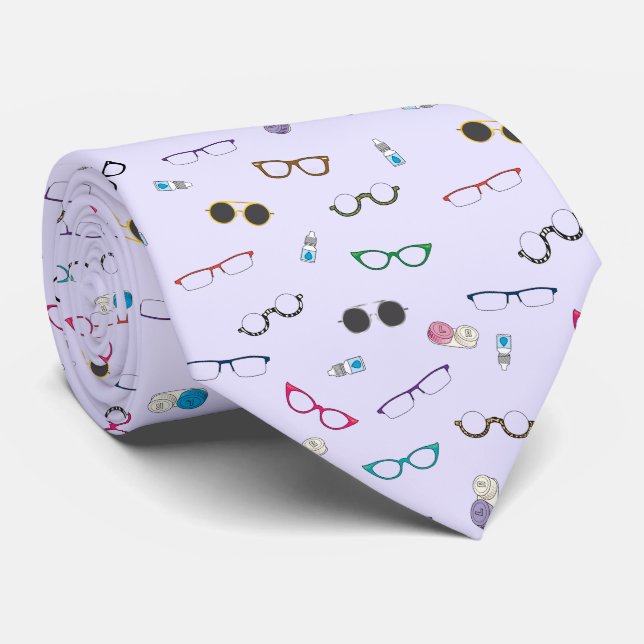 Cravate Lunettes et lentilles de contact (Roulé)