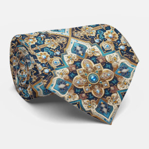 Cravate Luxueux Style de Designer Persan Faux Col de Soi