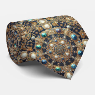 Cravate Luxueux Style de Designer Persan Faux Col de Soi