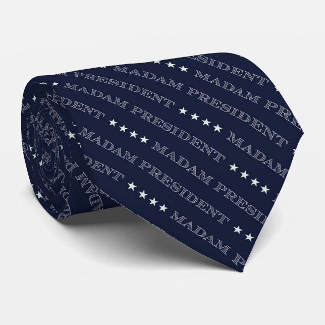 Cravate Madame le Président Pinstripe (Roulé)