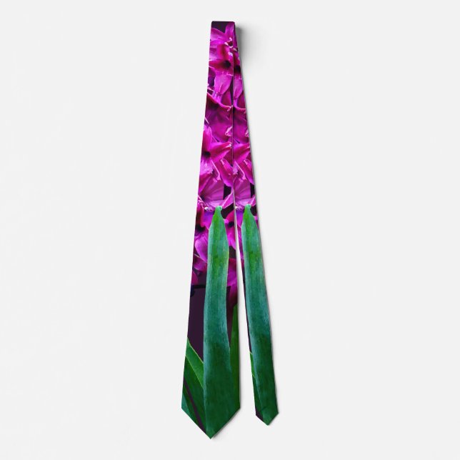 Cravate Magenta Hyacinth (Devant)