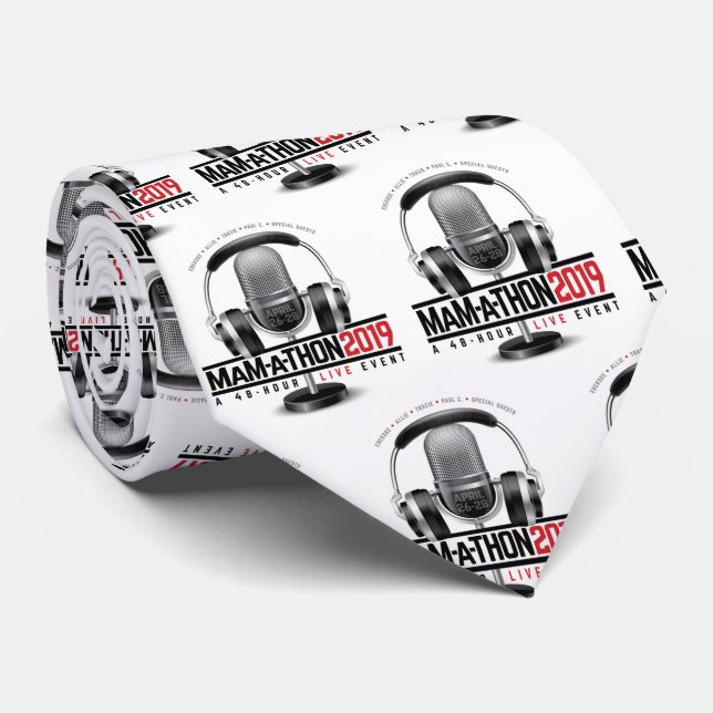 Cravate MaM-a-Thon (Roulé)