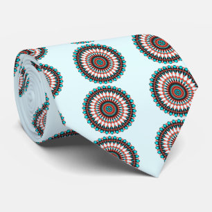 Cravate Mandala amérindienne