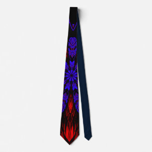 Cravate Mandala Sud-Ouest Hippie Boho Chic Bohemian