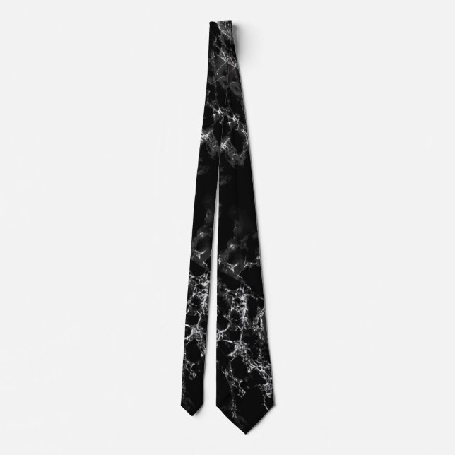 Cravate Marble Black Neck Tie (Dos)