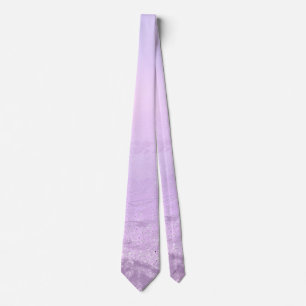 Cravate Marbre de parties scintillant violet moderne élé